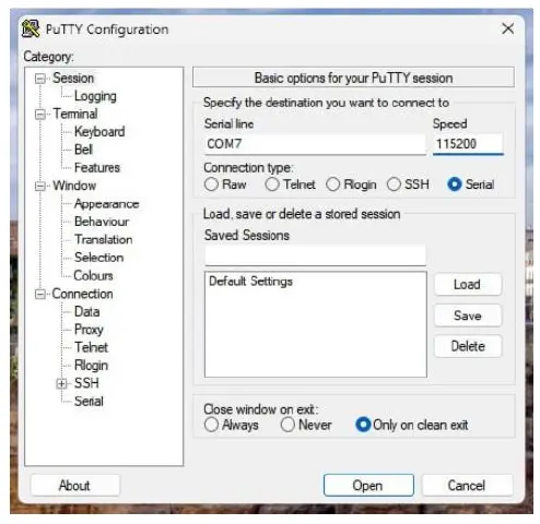 适配器连接到控制板